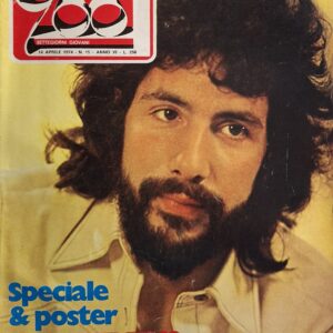 SETTIMANALE CIAO 2001 - 1974 | N° 15 - 14 APRILE 1974 ( In tutti i numeri, dischi novita’, classifiche italiane e internazionali, discografie, articoli vari, etc. )