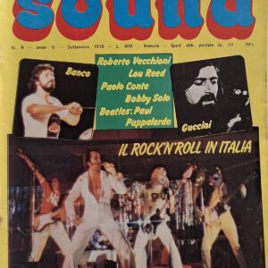RIVISTA-mensile- NUOVO SOUND | NUOVO SOUND N° 9 SETTEMBRE 1978 ( recensioni dischi novita’, classifiche, Italiane & straniere, articoli vari, etc. )