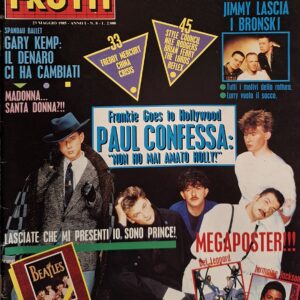 SETTIMANALE TUTTI FRUTTI | TUTTI FRUTTI - N° 8- 23 MAGGIO 1985 ( recensioni dischi novita’, classifiche, Italiane & straniere, articoli vari, etc. )