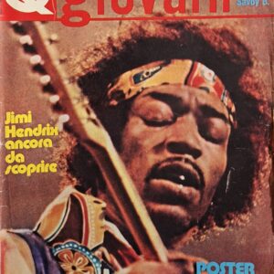 SETTIMANALE- QUI GIOVANI | QUI GIOVANI-N°10  MARZO 1974 ( articoli e foto su: Jimi Hendrix, Gong, Savoy Brown, Gary Glitter, dischi novita', classifiche, etc. )