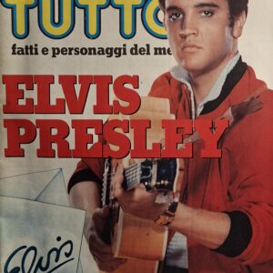 MENSILE-TUTTO | RIVISTA ( grande formato 57 X 41 ) N° 6- DICEMBRE 1977 ( 8 Pagine, tutto su Elvis Presley, dagli esordi, fino al 1977, foto, articoli, testi, curiosita', etc. )