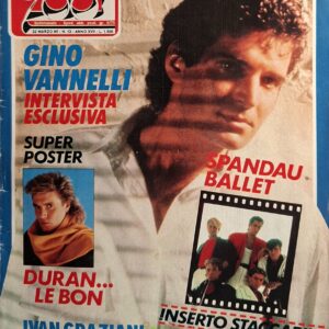 SETTIMANALE CIAO 2001 | ANNO 1985 / N° 12- 22 MARZO 1985 ( cont. doppio Super Poster + inserto staccabile, Triumph, The Fixx, Latin Salsa- Irakere, Juan Pablo Torres, etc. )