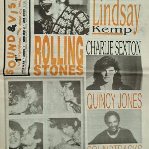 SOUND & VISION MENSILE- RIVISTA DI MUSICA E ANNUNCI | N° 3 MARZO 1989 ( dimensione rivista: 43x29, le colonne sonora di Quincy Jones, etc. )