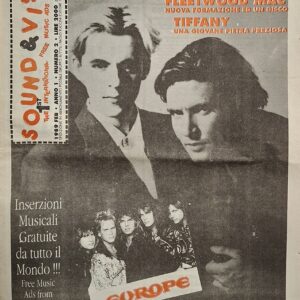 SOUND & VISION MENSILE- RIVISTA DI MUSICA E ANNUNCI | N° 2- FEBBRAIO 1989 ( dimensione rivista: 43x29, discografia Elton John, Duran Duran, Europe, etc. )