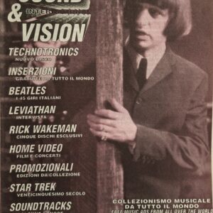 SOUND & VISION MENSILE | RIVISTA DI MUSICA E ANNUNCI- N° 14- APRILE 1990 ( dimensioni rivista-28x20 con 2 copertine, Tutti i 45 giri dei Beatles di stampa Italiana, etc. )