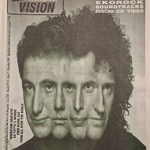 SOUND & VISION MENSILE | RIVISTA DI MUSICA E ANNUNCI- N° 10- DICEMBRE 1989 ( dimensioni rivista 43x29 2 copertine, Brian May intervista-In Italiano & Inglese, Marillion, etc. )