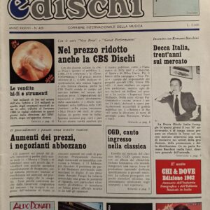 MENSILE MUSICA DISCHI | N° 429- MARZO 1982 ( dimensioni rivista 34×24, incluso Inserto-Rassegna, 32 pagine, in tutti i numeri: tantissime foto copertine dischi, articoli vari, recensioni dischi novita’, etc. )