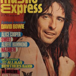 MUSIK EXPRESS | MENSILE IN LINGUA TEDESCA- N° 5 MAGGIO 1974 ( back cover VG, Sweet, mini poster Led Zeppelin, Dan Mc Cafferty, Mud, Alex Harvey, Allman Brothers Band, dischi novita, etc. )