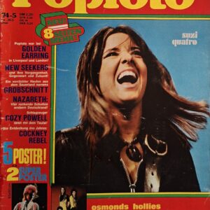 POP FOTO | MENSILE IN TEDESCO- N° 363- MAGGIO 1974 ( NO Poster )-Cockney Rebel, Nazareth, New Seekers, Steve Miller, Golden Earring, Cozy Powell, Geordie, Slade, Jan Akkerman, etc. )