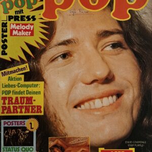 POP | MENSILE IN TEDESCO- POP- N° 23- 1974 ( NO Poster ) Deep Purple, Frank Zappa, mini poster David Essex, Tim Buckley, Kevin Ayers, Randy Newman, Dischi novita', etc. )