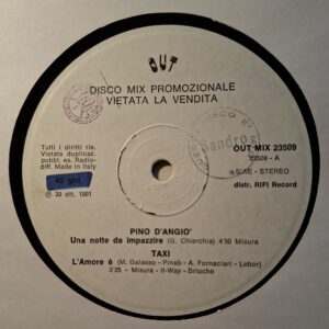 UNA NOTTE DA IMPAZZIRE/ L’AMORE E’ / UN BIBERON DE ROCK’ N ROLL / DOLCI CAREZZE / RIMANI CON ME