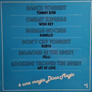 TOMMY BOW/ WISH KEY/ KAMILLO/ ROBYX/ FELLI/ ART OF LOVE  ( Solo Copertina )