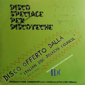 DISCO SPECIALE PER DISCOTECHE  ( solo promozionale )
