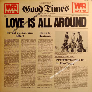 LOVE IS ALL AROUND ( incl. title track, tobacco road, a day in the life, etc. )