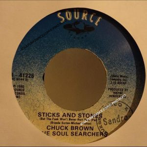 STICKS AND STONES / PART 2 (great funky track - Rare )