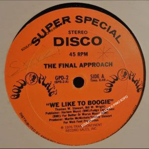 WE LIKE TO BOOGIE / QUE PASA ( prod. Tommy Stewart )