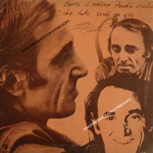 CANTO L'AMORE PERCHE' CREDO CHE TUTTO DERIVI DA ESSO  ( Solo Copertina )