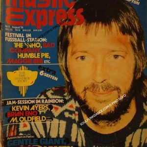 MUSIK EXPRESS MENSILE IN LINGUA TEDESCA | N° 8 AGOSTO 1974