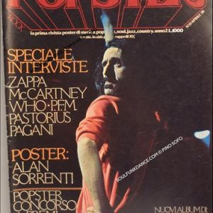 MENSILE POPSTER | POPSTER N° 13 ( APRILE 78 ) - cont. MAX POSTER ALAN SORRENTI, biografia e discografia -