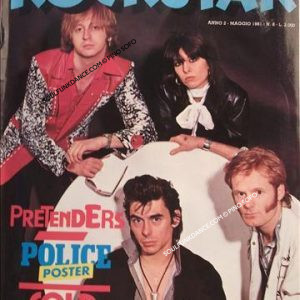 MENSILE ROCKSTAR | ROCKSTAR - N° 8 ( MAGGIO 81 ) - cont. MAX POSTER COLOR, POLICE con intervista -