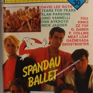 MENSILE TUTTI FRUTTI | TUTTI FRUTTI - N° 30 ( APRILE 1985 )- cont. Doppio Poster Color- U2 - TWISTED SISTER -