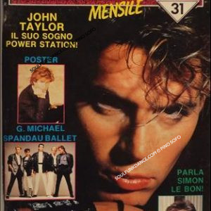 MENSILE TUTTI FRUTTI | TUTTI FRUTTI - N° 31 ( MAGGIO 1985 )- cont. Doppio Poster Color- JOHN TAYLOR- SPANDAU BALLET -