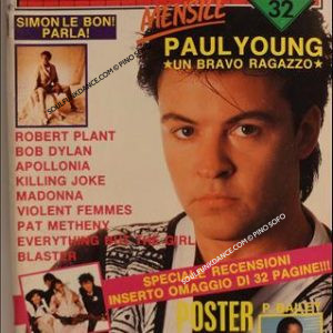 MENSILE TUTTI FRUTTI | TUTTI FRUTTI - NÂ° 32 ( GIUGNO 1985 )- cont. Doppio Poster Color- METALLICA - P. BAILEY - + INSERTO CON 116 RECENSIONI DISCHI NOVITA' CON FOTO COPERTINA, 32 PAGINE -