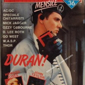 MENSILE TUTTI FRUTTI | TUTTI FRUTTI - NÂ° 36 ( OTTOBRE 1985 )- cont. Doppio Poster color- HOWARD JONES - JOHN TAYLOR -