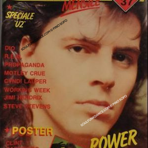 MENSILE TUTTI FRUTTI | TUTTI FRUTTI - N° 37 ( NOVEMBRE 1985 )- cont. Doppio Poster Color CLINT EASTWOOD - ANNIE LENNOX -