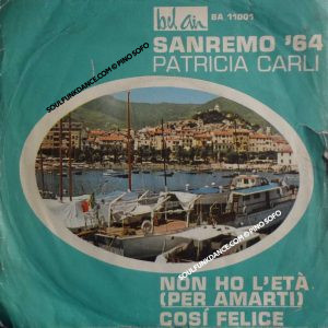 JE SUIS A TOI( non ho l'eta' per amarti ) in francese / COSI FELICE