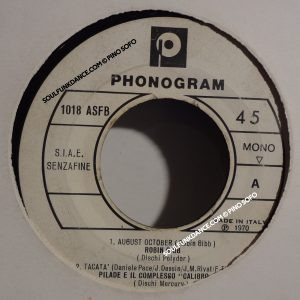 AUGUST OCTOBER / TACATA' /IT'S FIVE O'CLOCK /ALLEGRO...