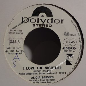 I LOVE THE NIGHTLIFE / PASTCCIO UNIVERSALE