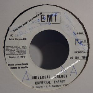 UNIVERSAL ENERGY / I WOULDN'T WANT TO BE LIKE YOU