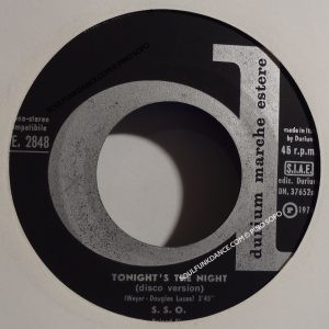 TONIGHT'S THE NIGHT / TONIGHT'S THE NIGHT ( disco version )