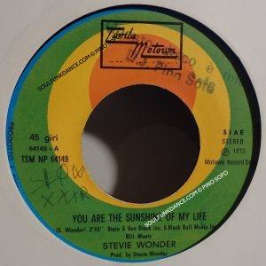 YOU ARE THE SUNSHINE OF MY LIFE / TUESDAY HEARTBREAK