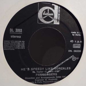 HE'S SPEEDY LIKE GONZALES / I'LL BE STANDING BESIDE YOU