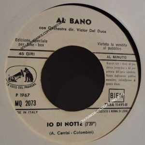 IO DI NOTTE / BIANCA DI LUNA