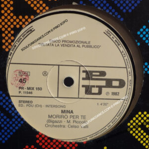 MORIRO' PER TE ( good track italo disco ) / NO ( melodic pop )