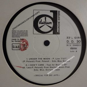 UNDER THE MOON / I DON'T CARE / EASY WAY TO LOVE / COMO ES RAMBO BEARZOT