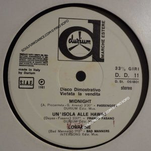 GENERE- italo disco, ska, euro disco-