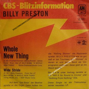 WHOLE NEW THING / WIDE STRIDE