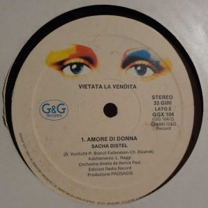 AMORE DI DONNA / TO BEAUTIFUL TO CRY / CASCADE