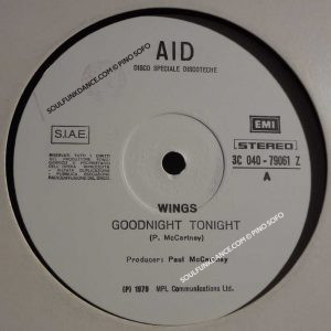 GOODNIGHT TONIGHT / L'AVVENTURA / SAPORE DI SALE ( new disco version )