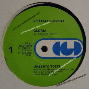 GLORIA / GLORIA ( good italo disco )