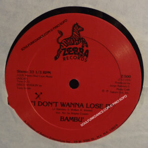 I DON'T WANNA LOSE IT / JORGE'S THEME