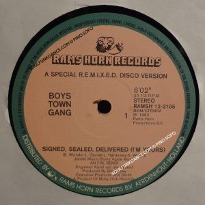 SIGNED, SEALED, DELIVERED ( I'M YOURS ) REMIX / DISCO KICKS- REMIX