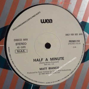 HALF A MINUTE ( disco dance ) / COPACABANA CHICA