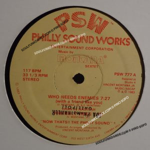 WHO NEEDS ENEMIES ( CLUB MIX )- min. 8:03 / WHO NEEDS ENEMIES different version-min. 7:27 / FRIENDLY VIBES