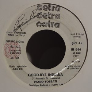GOOD-BYE INDIANA /INSTRUMENTAL VERSION