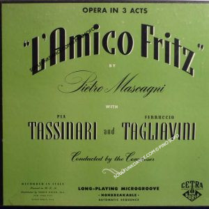 L'AMICO FRITZ ( Opera in 3 acts )- RARO )